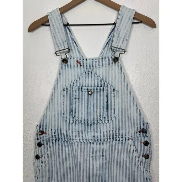 Faherty Women's Topsail Stripe Overall Straight Leg Size Small - Picture 3 of 7